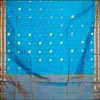 Anandablue colour Soft silk with Dollar Emboss Buta VAS-60 - Click here to View more details about this Product